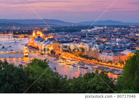 Budapest skyline in Hungary 80717046