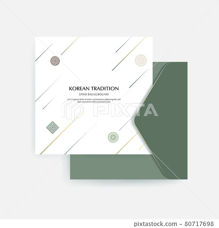 Korean traditional background, Chuseok 80717698