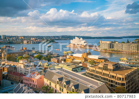 Downtown Sydney skyline in Australia Downtown Sydney skyline in Australia 80717983