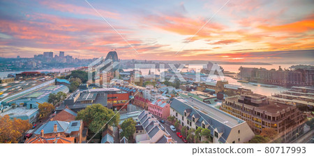 Downtown Sydney skyline in Australia Downtown Sydney skyline in Australia 80717993