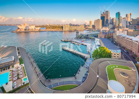 Downtown Sydney skyline in Australia Downtown Sydney skyline in Australia 80717994