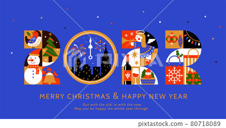 2022 Happy New Year's Eve party 80718089