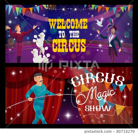Shapito circus magician, trainer and rope walker Shapito circus magician, trainer and rope walker 80718270