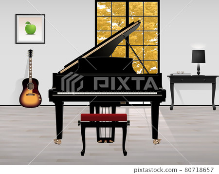 有鋼琴的房間 80718657