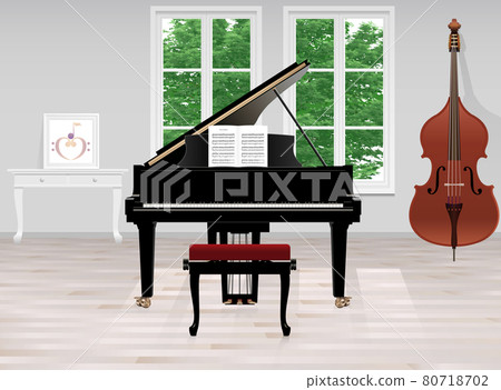 有鋼琴的房間 80718702