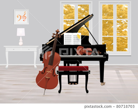 有鋼琴的房間 80718703
