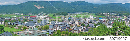 【丸岡城天守閣的風景】（高解析版）福井縣堺市丸岡町霞町 80719037