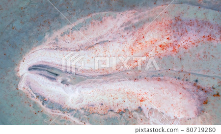 Red spots on a blue-white background. Abstract colorful Red spots on a blue-white background. Abstract colorful 80719280