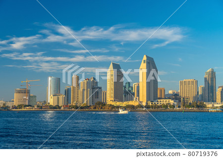 Downtown San Diego skyline in California, USA Downtown San Diego skyline in California, USA 80719376
