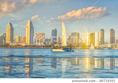 Downtown San Diego skyline in California, USA 80719391
