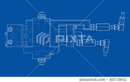 Abstract industry object concept. Vector 80719652