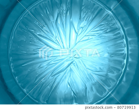 Ice crystal texture. transparent ice crystals cracked background. 80719913
