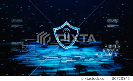 Shield Icon of Cyber Security. Digital data Network Protection. Network Connection Data Analysis. Technology Digital Data Future Background Shield Icon of Cyber Security. Digital data Network Protection. Network Connection Data Analysis. Technology Digital Data Future Background 80720545