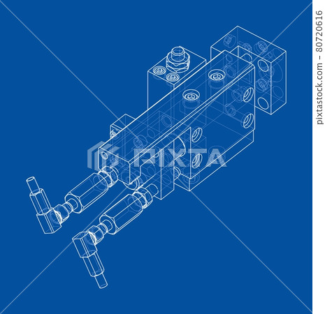 Abstract industry object concept. Vector Abstract industry object concept. Vector 80720616
