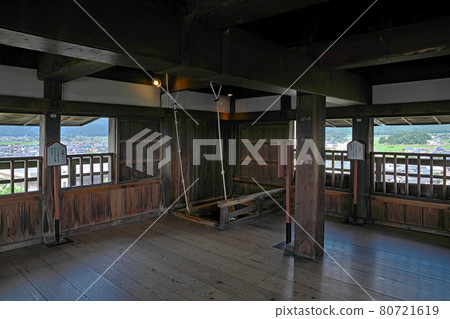 [Landscape from the castle tower of Maruoka Castle] Kasumi Town, Maruoka Town, Sakai City, Fukui Prefecture 80721619