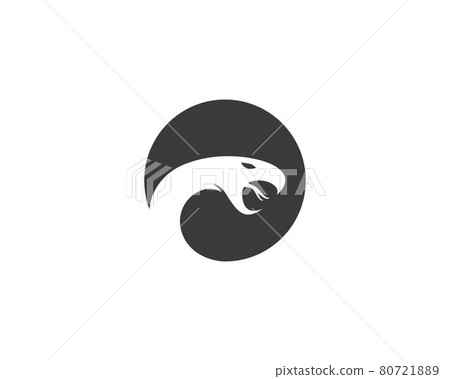 Snake logo template 80721889