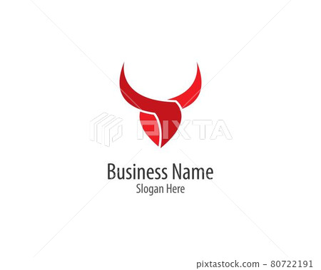 Bull logo template 80722191