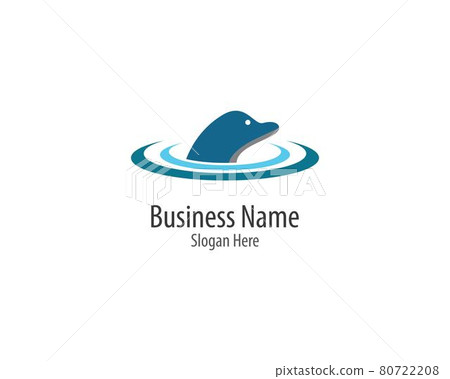 Dolphin logo icon Dolphin logo icon 80722208
