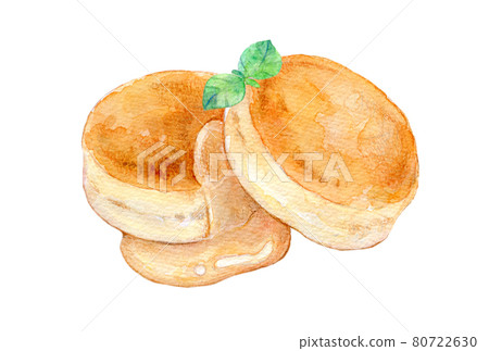 Watercolor illustration panque hot cake 80722630