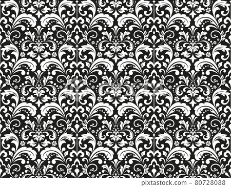 Wallpaper in the style of Baroque. Seamless vector Wallpaper in the style of Baroque. Seamless vector 80728088