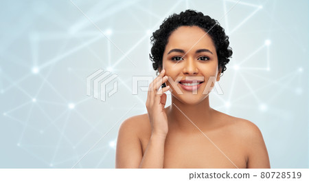 portrait of young african american woman portrait of young african american woman 80728519