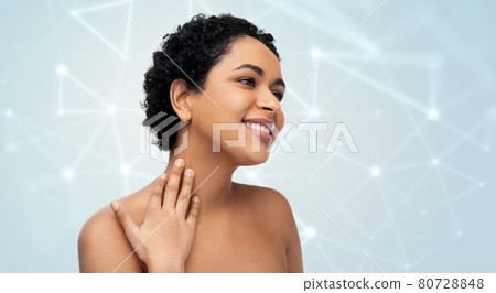 portrait of young african american woman portrait of young african american woman 80728848