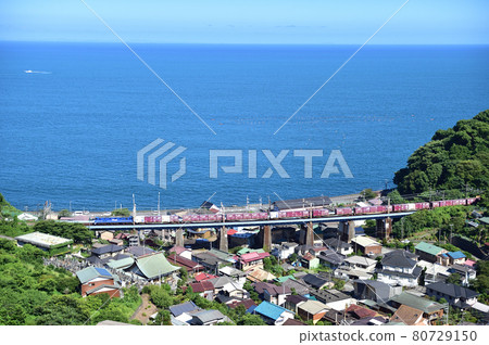 Tokaido Main Line Hayakawa-Nefugawa JR Freight EF210 New Paint Color Lower Frame Crossing Panta 80729150