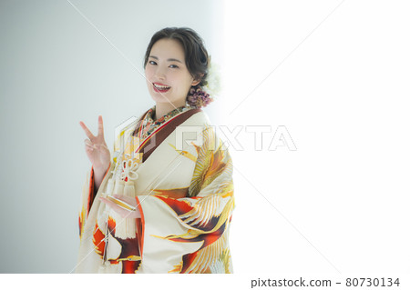 Color Uchikake: Brown total aperture 80730134
