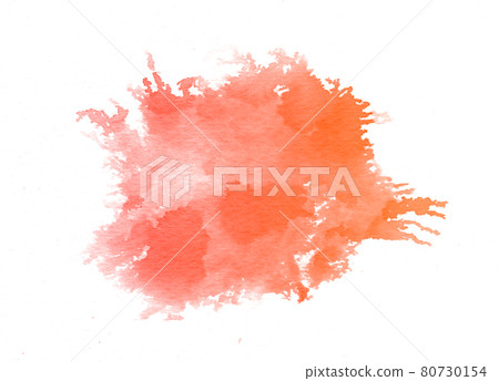 Red watercolor brush strokes, background material, texture Red watercolor brush strokes, background material, texture 80730154