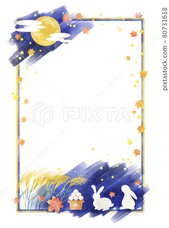 Jyugoya Tsukimi Rabbit (vertical frame) 80731618