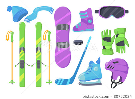 Set of winter sports equipment 80732024