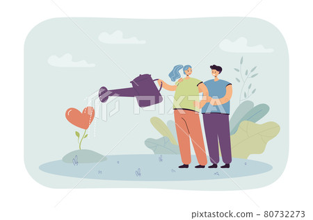 Couple caring about love vector illustration Couple caring about love vector illustration 80732273