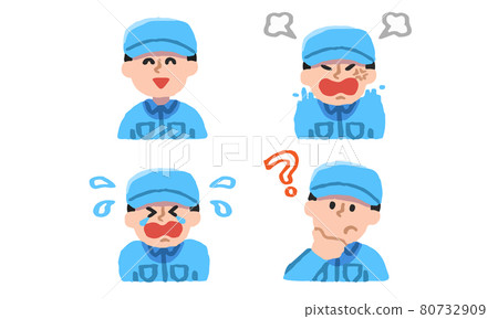 工人男上身套裝(手繪色) 工人男上身套裝(手繪色) 80732909