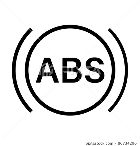 ABS indicator icon vector auto service, repair concept for graphic design, logo, web site, social media, mobile app, ui illustration ABS indicator icon vector auto service, repair concept for graphic design, logo, web site, social media, mobile app, ui illustration 80734290