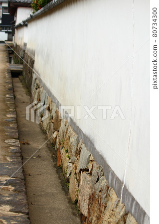 Hagi Castle Townscape White Wall 80734300