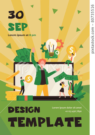 Tiny entrepreneur crowdfunding startup project Tiny entrepreneur crowdfunding startup project 80735516