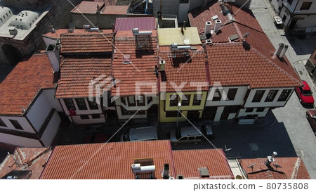 Ottoman house aerial view 80735808