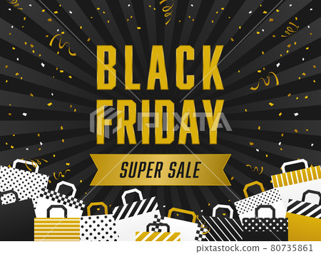Black Friday advertising template 80735861
