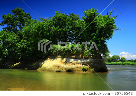 岩手縣花卷市夏季英國海岸 80736548