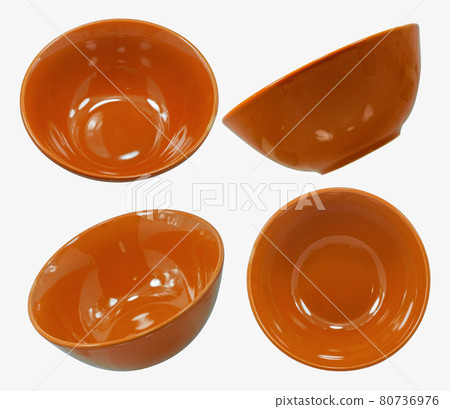 ceramic bowl isolated on white background 80736976