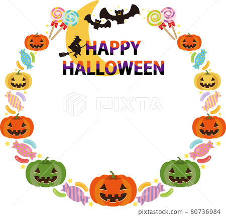 Halloween frame with margins 80736984