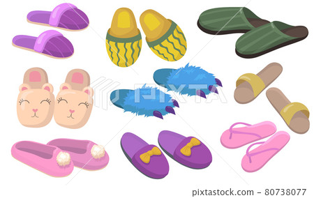 Comfortable home footwear set 80738077