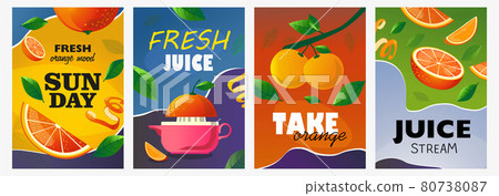 Citrus posters set 80738087