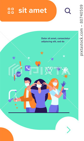 Hygiene during coronavirus epidemic Hygiene during coronavirus epidemic 80740509