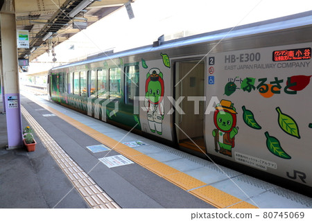 Resort View Furusato bound for Minami-Otari that stops at Hakuba Station 80745069