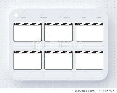 Storyboard Film Video Template for Movie Creation  80746297
