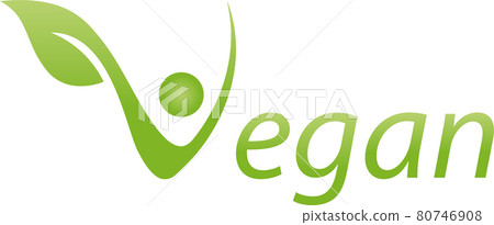 Vegetarian symbol, leaf, vegan, logo, icon Vegetarian symbol, leaf, vegan, logo, icon 80746908