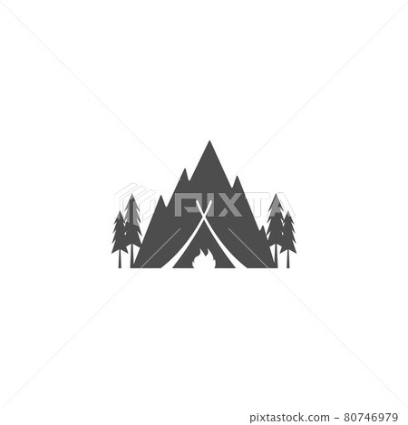 Mountain icon logo design vector illustration Mountain icon logo design vector illustration 80746979