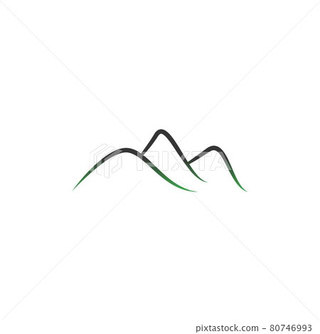 Mountain icon logo design vector illustration 80746993