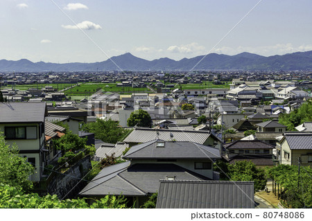 岡山縣築保郡早島町從早島到灘崎的街景 80748086